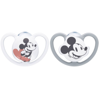 Nuk Space Disney Mickey Chup Silic 0-6M X2