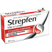 Strepfen Mel e limão, 8,75 mg x 16 pst