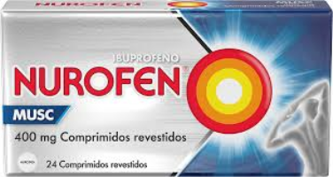 Nurofen Musc , 400 mg Blister 24 Unidade(s) Comp revest