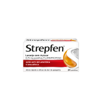 Strepfen Laranja sem Açúcar , 8.75 mg Blister 24 Unidade(s) Past