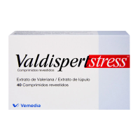Valdispertstress , 200 mg + 68 mg Blister 40 Unidade(s) Comp revest