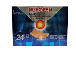 Nurofen Musc , 200 mg Saqueta 4 Unidade(s) Emplast medic