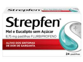 Strepfen Mel e Eucalipto sem açúcar , 8.75 mg Blister 24 Unidade(s) Past