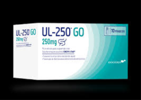 UL-250 Go , 250 mg 10 Frasco 8 ml Po+veic susp oral