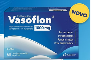 Bioflavonóides Vasoflon , 1000 mg Blister 30 Unidade(s) Comp revest pelic